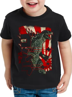 Produktbild von style3 Retro nipon Gojira Kinder T-Shirt japan monster kaiju