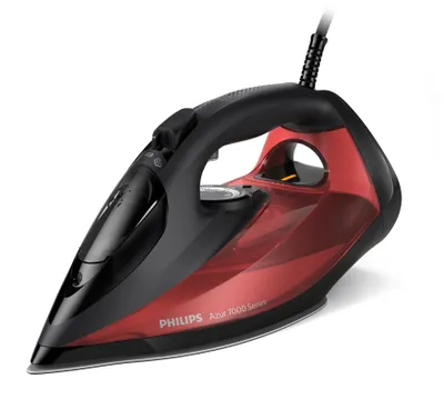 Produktbild von Philips Dampfbügeleisen 7000 Series mit Keramikbügelsohlerot (DST7022/40)