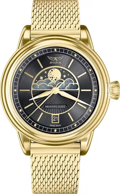 Produktbild von Aviator Women's Aviator Douglas Moonflight Limited Edition Watch-V.1.33.1.344.5
