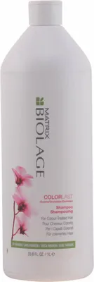 Productafbeelding van Matrix ColorLast, 1000 ml, Shampoo, Professioneel, Voor vrouwen, Geschikt voor gekleurd haar, Voor beschadigd haar, Beschermt de kleur, Voedend, Beschermend, Herstellend, Glanzend, Versterkend