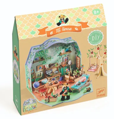 Image de La petite maison miniature à assembler et à colorier Olive, Djeco