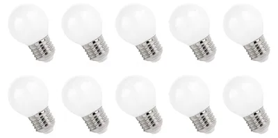 Produktbild von Spectrum E27 LED Lampe 1W 100lm 4000K Neutralweiß 230V 10 Stück