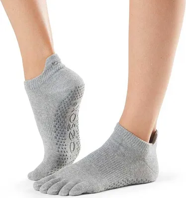 Produktbild von Toesox Grip F/t Kurze Socken Grau EU 36-38 1/2 Frau Grau EU 36-38 1/2