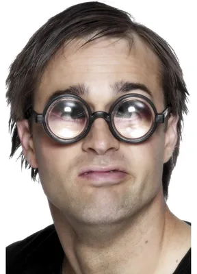 Produktbild von Brille die die Augen vergrößert Idiot Scherzartikel