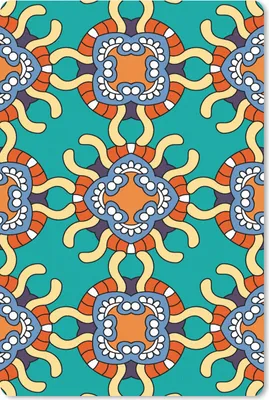 Produktbild von MuchoWow® Mauspad Mousepad Muster - Abstrakt - Grün 40x60 cm - Mousepads - Maus Mat - Pad - Mausunterlage - Schreibtisch Accesoire