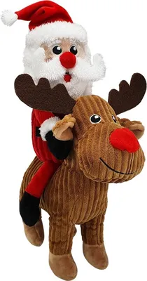 Produktbild von Nobby Xmas Plüsch Weihnachtsmann auf Elch