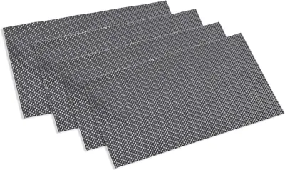 Produktbild von Kesper 77671 -- 4er Set Platzset silberfarben 43 x 29 x 0,1 cm