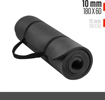 Produktbild von Gymnastikmatte, Yoga-Matte Extra Dick 10mm / 15mm, besonders gelenkschonend, rutschfest und strapazierfähig