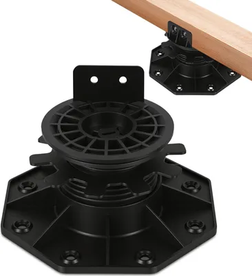Obrázok produktu pre Peviasot, 50 kusov, nastaviteľné podpery, výška 40-70 mm, podpery pre terasy, nastaviteľný sklon, nastaviteľné nožičky, podpery pre terasové dosky, podlahové dosky, dlažbu, nosnosť 560-660 kg