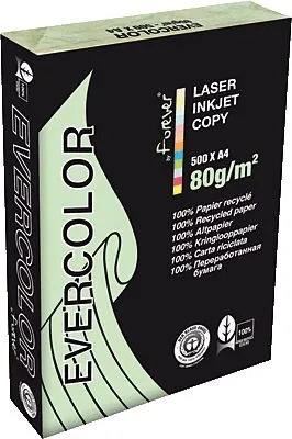 Produktbild von Kopierpapier, DIN A4, 80g/qm, 500 Blatt, Recycling, hellgrün