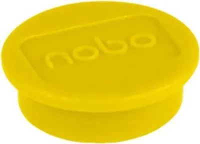 Produktbild von Nobo 1915288, Tafelmagnet, Gelb, 13 mm, 65 mm, 15 mm, 20 g