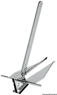 Image de Ancre Danforth, inox. Acier inoxydable 7 kg , 1 pièce