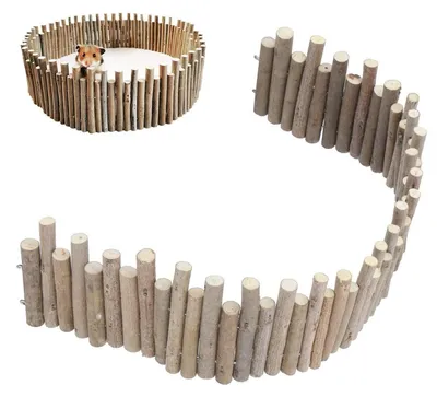 Immagine prodotto di Ponte in legno per piccoli animali, 60 cm | Rifugio e giocattolo per criceti, roditori e ratti