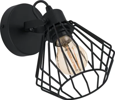 Immagine prodotto di Eglo 98762 TABILLANO E27 Lampada da soffitto Lampada da parete Ø110mm Nero