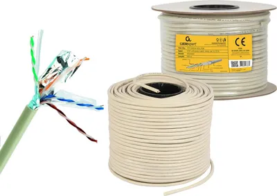Zdjęcie produktu dla Gembird CAT6 FTP 100m, 100 m, Cat6, F/UTP (FTP), Szary