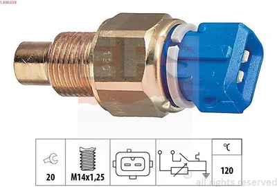 Image de Capteur De Température Du Liquide De Refroidissement Pour Citroen