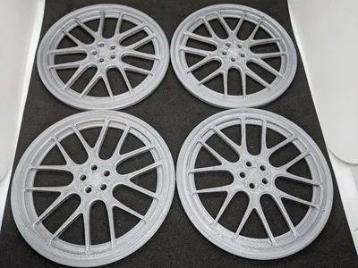 Felgen-Getränkeuntersetzer, Set mit 4, Silber, 10 cm Durchmesser