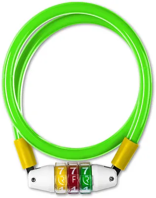 Produktbild von CUBE RFR, green/yellow, Zahlenkabelschloss Style CMPT 10x600mm, Junior