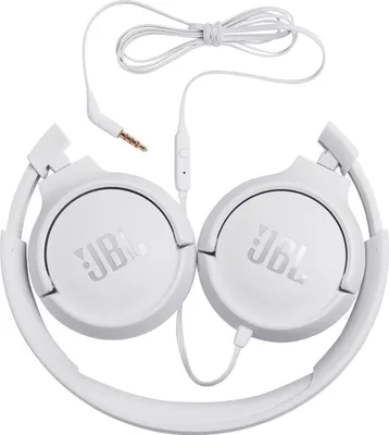 Zdjęcie produktu dla JBL Tune 500, Przewodowa, 20 - 20000 Hz, Muzyka, 148 g, Suchawki, Biay