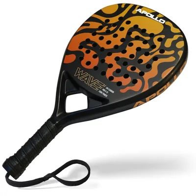 Produktbild von Padelschläger / Padel Racket - 12 K Wave - Orange/Yellow