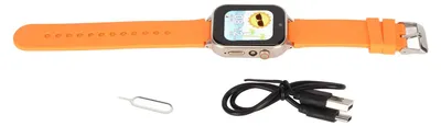 Produktbild von Kinder-Smartwatch, Dual-Kameras, mehrere funktionale High-Definition-Telefone für Jungen und Mädchen im Alter von 4 bis 12 Jahren, Orange