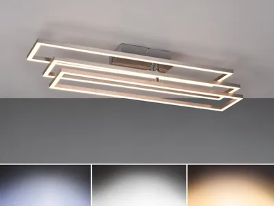 Immagine prodotto di Lampada da soffitto a LED CORSO 36W Da 2700 a 6000K 4600 lm metallo tonalità argento dimensioni: 10x66x60 cm IP20 RL