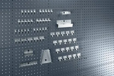 Immagine prodotto di Bott PL-38 assortimento di ganci da 60 pezzi (supporto per assortimento di ganci per lastre forate)