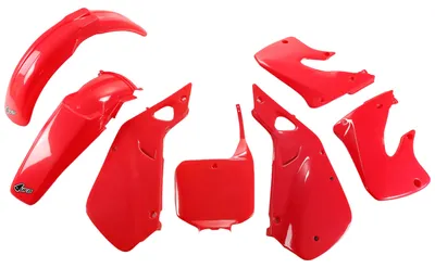 Obrázek produktu pro Sada kapotáže UFO PLAST pro modely Honda z h červené barvy