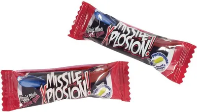 Image de Fini Bubble Gum Missile Xplosion Chewing-gum 200 pièces 1 kg