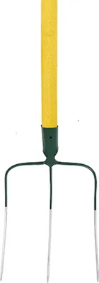 Produktbild von PROREGAL Dunggabel Mistgabel Mistforke Heugabel Streugabel AIX 6.26-WH 3-tooth, breit, mit Griff