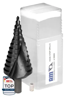 Produktbild von Stufenbohrer 4-39 mm, HSSE-TiAlN Kobalt, Kegelbohrer, Metallbohrer für Stahl