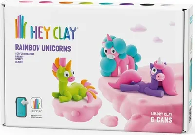 Immagine prodotto di Set di unicorni in argilla modellabile Tomy - divertimento in argilla modellabile colorata per bambini