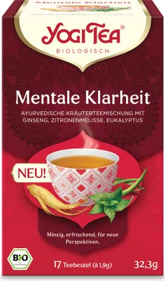 Produktbild von Yogi Tea Mentale Klarheit  Filterbeutel 17X1.9 g