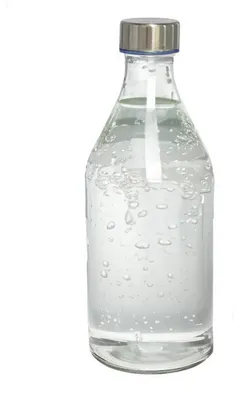 Produktbild von Wasserkanne - mit Deckel - 1L - Glas - Wasserkaraffe - Gieskanne