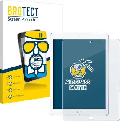 Produktbild von BROTECT Entspiegelungs Schutzglas für Apple iPad 9.7" 2018 (6. Gen.) Schutzfolie Panzer Folie Glas Display Schutz matt