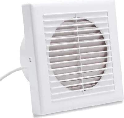 Produktbild von EINFEBEN Badlüfter Einbauventilatoren 100mm Ventilator Wandlüfter Leise Weiss WC Mit Rückflussleitblech