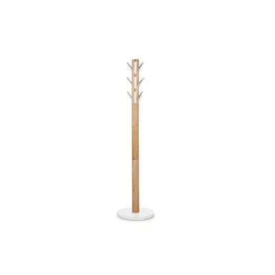 Produktbild von Umbra Furniture Flapper Klappbarer Kleiderständer, Garderobenständer, Kleiderstange, Garderobe, Holz / Aluminium, Weiß / Naturfarben, 320361668