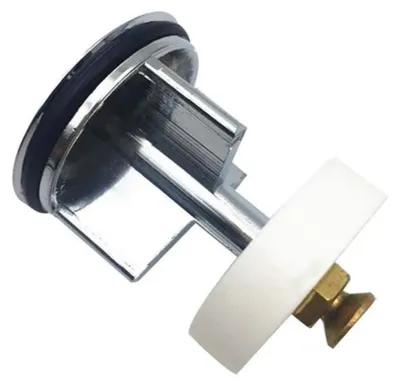 Immagine prodotto di Schläfer 40510016 | Tappo Saltarello Universale di Scarico Lavandino Bagno, Bidet, Vasca e Cucina, Diametro Tappo Saltarello 40mm, Finitura in Ottone Cromato