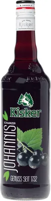 Produktbild von Kisker Schwarzer Johannis 20% vol. 0,7-l 20%