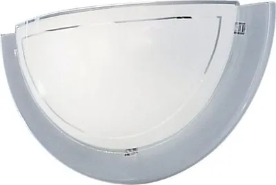 Image de Applique Murale Métal Verre Blanc Design Moderne éclairage Doux - Eglo