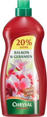 Produktbild von Chrysal Balkon und Geranien Flüssigdünger - 1200 ml