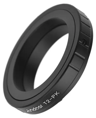 Produktbild von Andoer T2-PK Metall-Objektivadapterring, T/T2-Mount-Objektivadapter, Ersatz fuer Pentax K-70/K-50/K-30/K-500/K-1/K-3/K-3 II/K-5 IIs/K-5 II/K-5/K-7 K-Mount-Kameras