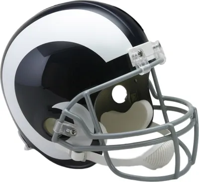 Produktbild von NFL Los Angeles Rams Mini Helm Throwback 1965-72 Riddell Footballhelm