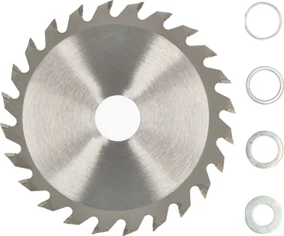 Immagine prodotto di KOTARBAU® Lama in metallo duro per il taglio del legno 24 denti Ø 125 mm + anelli di riduzione