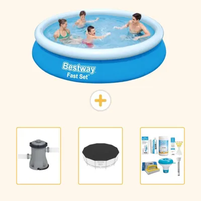 Produktbild von Bestway Fast Set Rund - 366x76 cm - 4-teilig S22659