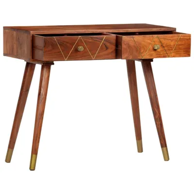 Image de vidaXL Table console 90×35×76 cm bois massif acacia