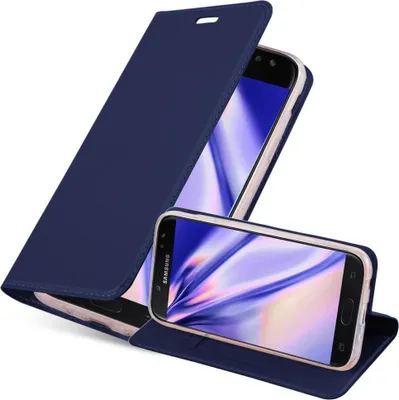 Obrázek produktu pro Cadorabo pouzdro na mobilní telefon pro Samsung Galaxy J5 2017 Protective Case in Blue Cover Case Booklet