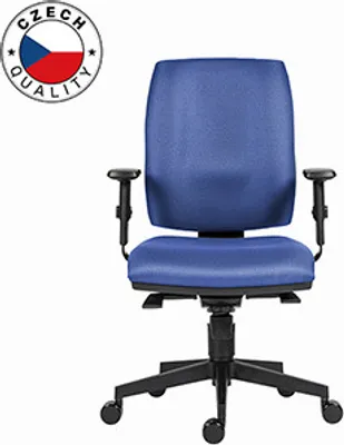 Image de Powerton Chaise de bureau ergonomique Hana, bleu