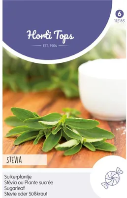Produktbild von Horti Tops Stevia, Süßkraut Kräutersamen - 1 Saatgutbeutel
