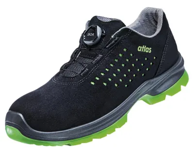 Produktbild von Atlas Sicherheitshalbschuh SL 920 BOA S1 ESD SRC DGUV Gr. 42 schwarz/neon-grün